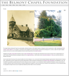 Belmont Chapel website by Windlass Creative