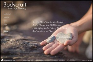 Bodycraft Massage website design by Windlass Creative