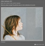 Jake Jackson, Artist website designed by Windlass Creative