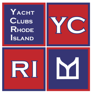 Yacht Clubs of Rhode Island Exhibit logo by SallyAnne Santos
